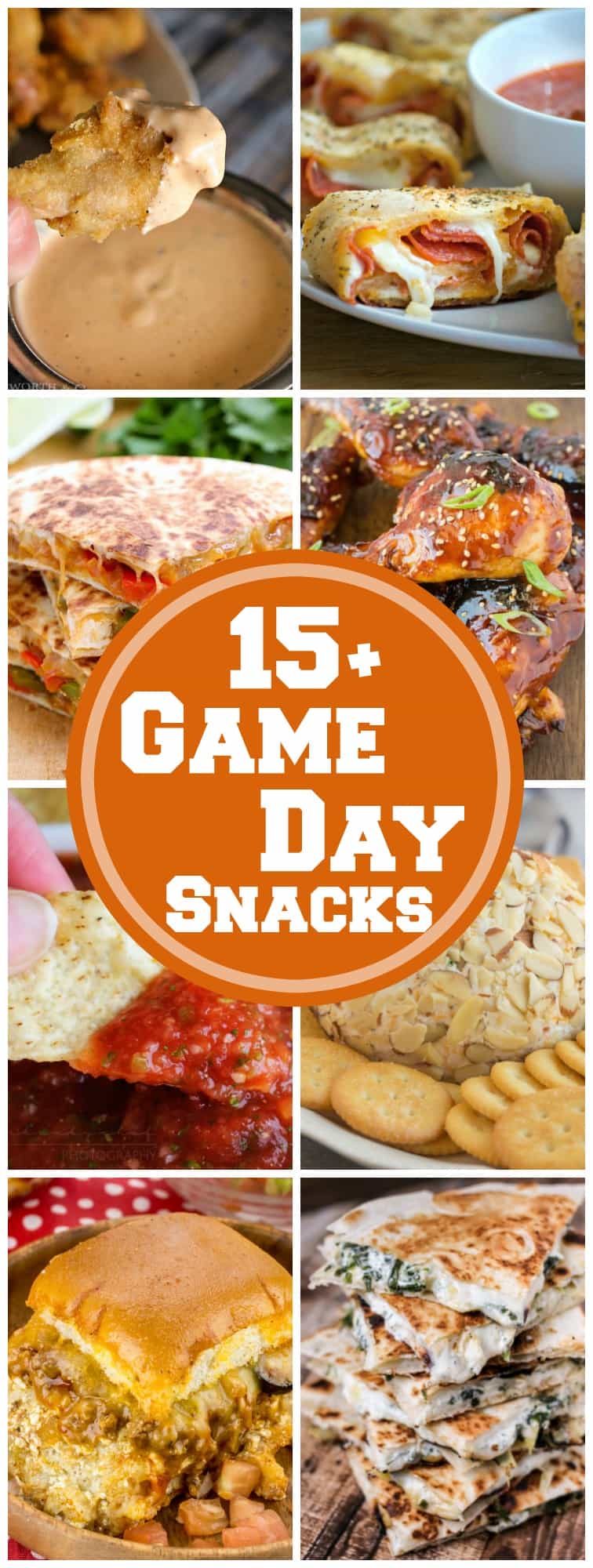 15+ of the best EVER game day snacks that are perfect to make up while watching that awesome football game on TV! Check out number 5 on the roundup list, it's a very favorite of my family! via @jennikolaus