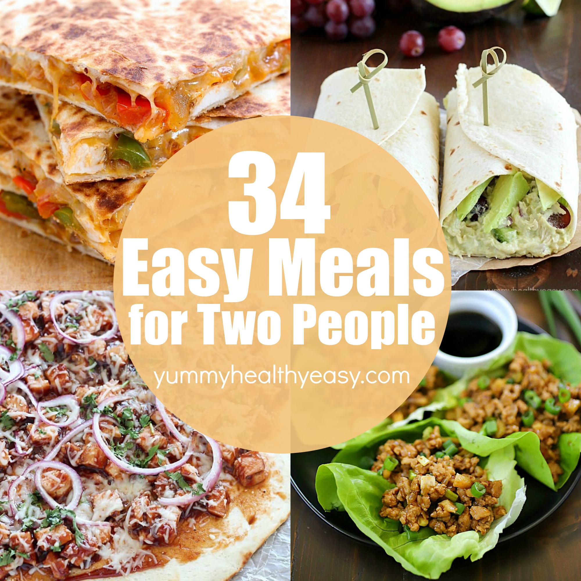 Need a smaller meal to cook at home? Here are 34+ easy meals for two that are sure to help you out in the kitchen! Healthy meals for two are a great way to show your love to your loved one and share a great meal with the person you want to be with. I decided to do a roundup post on recipes that gear toward recipes that are for people that only need a few servings and make some really great leftovers. :) #roundup #leftovers #dinnersfortwo #easydinner #dinner #healthydinner via @jennikolaus