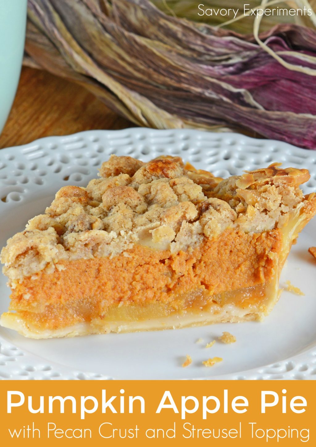 Pumpkin Apple Pie - 15+ of the Best Thanksgiving Desserts!