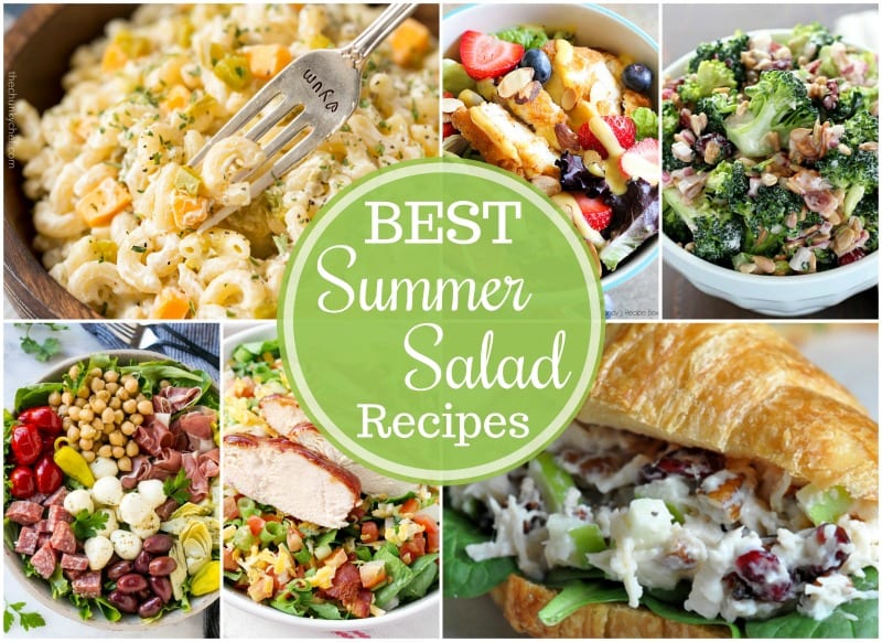 Say hello to summer with 19+ of the BEST Summer Salad Recipes! From sweet and savory, these are my favorite salad recipes for the summertime!