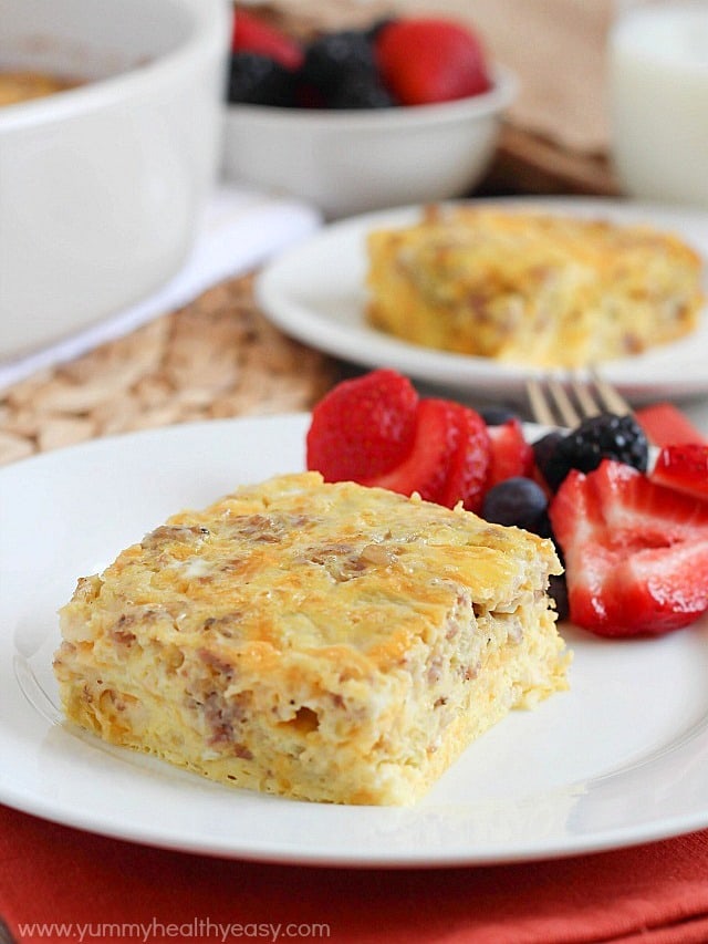 Easy and delicious casserole made with egg, sausage, cottage cheese & green chilies that everyone loves! Perfect for breakfast, brunch and parties. Easy and delicious casserole made with egg, sausage, cottage cheese & green chilies that everyone loves! Perfect for breakfast, brunch and parties.