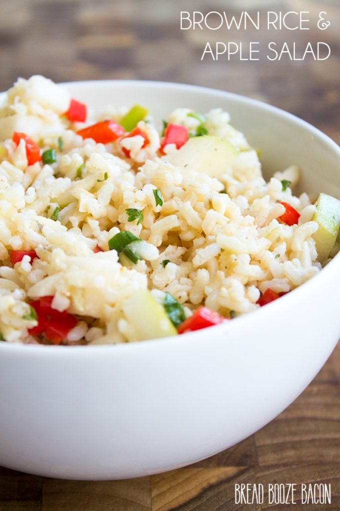 Brown Rice & Apple Salad- The Best Summer Salad Recipes!