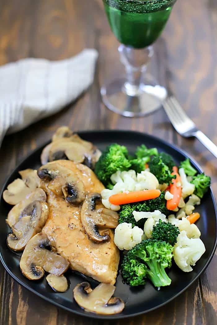 This Easy Chicken Marsala Recipe is one of my favorite low carb recipes! It's so easy to make and is done in under 30 minutes.