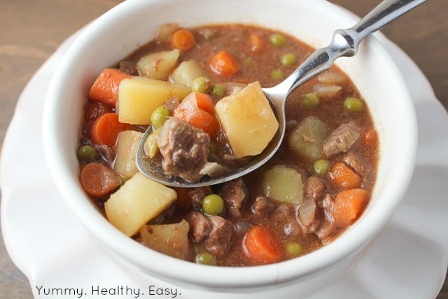 Crock Pot Beef Stew is a dinner that's as easy as can be to make and is all cooked in the slow cooker. This is incredible!