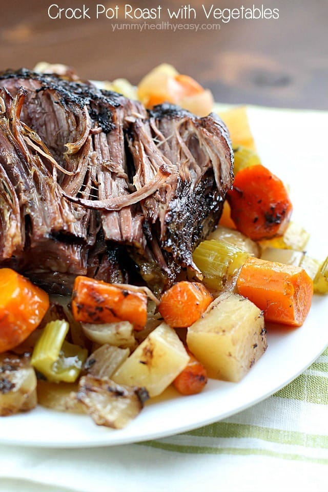 Crock Pot Roast with Vegetables - 15+ Fall Slow Cooker Recipes!