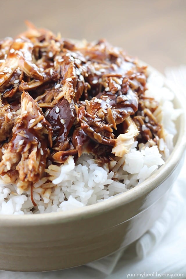 Crock Pot Teriyaki Chicken - easy slow cooker dinner that will quickly become a family favorite!