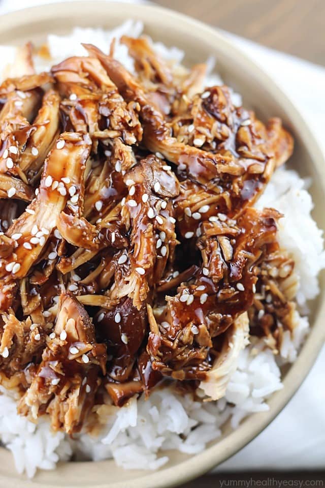 Crock Pot Teriyaki Chicken - easy slow cooker dinner that will quickly become a family favorite!