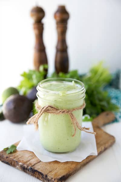 Delicious Cafe-Rio Dressing Copycat with NO mayo!