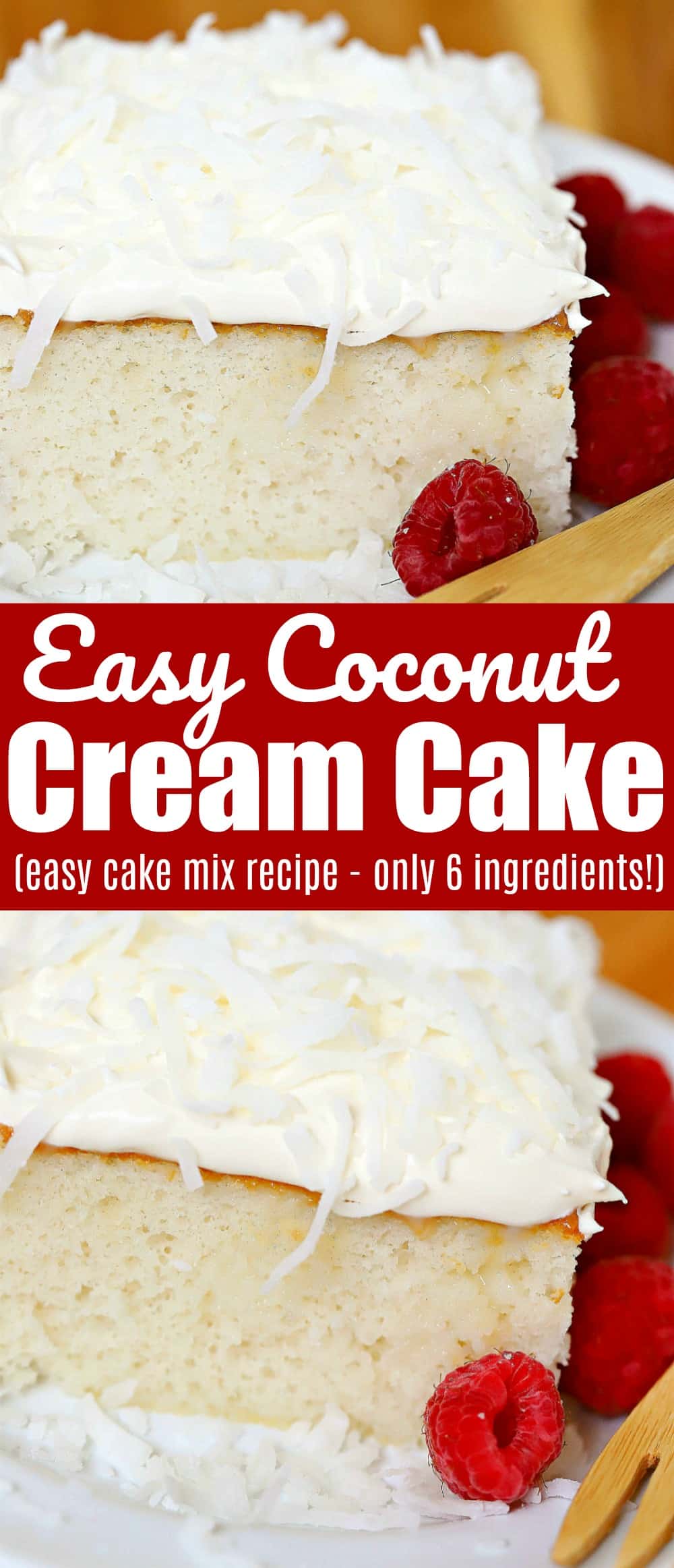 Coconut cream cake, sometimes also known as coconut poke cake, falls into that “time to treat myself” category. Using a cake mix as the base (keeping it super simple) then filling it with condensed milk and cream of coconut then topped off with whipped cream. Sweet, and triple creamy!
#dessert #cake #coconut #pokecake #yummy #decadent #dessertrecipe #recipe via @jennikolaus