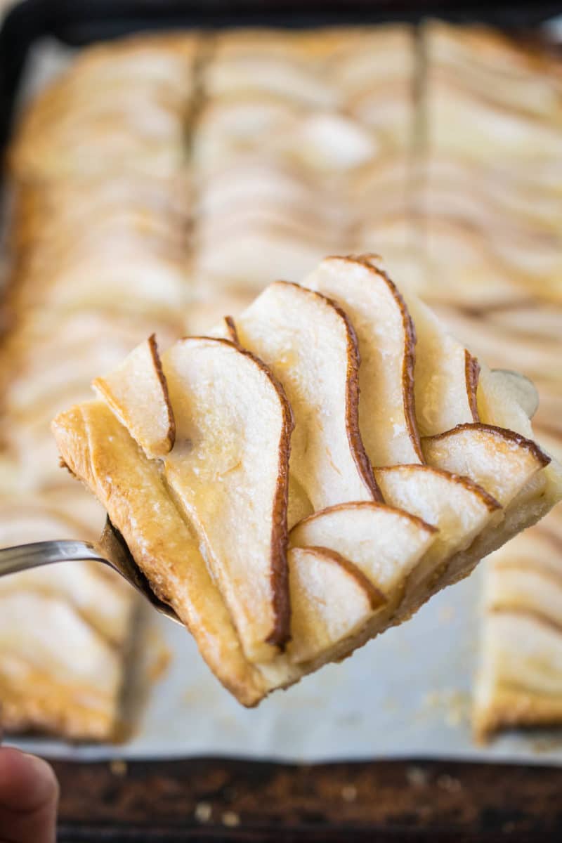 Easy Pear Tart - 15+ of the Best Thanksgiving Desserts!