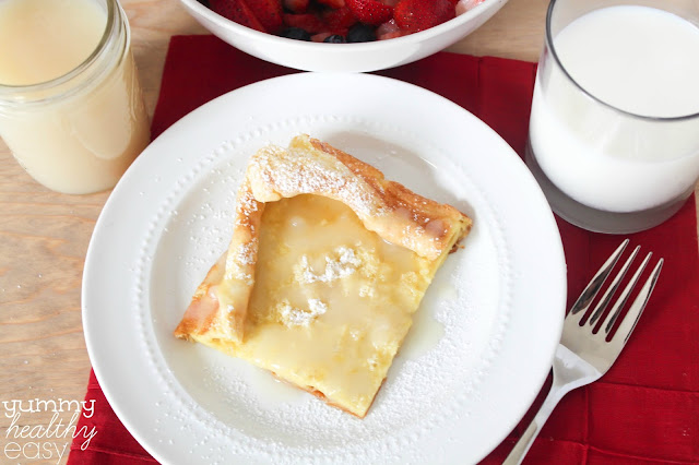 German Pancakes with Homemade Syrup German Pancakes with Homemade Syrup