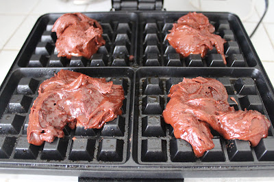 Chocolate Waffle Cookies - fun cookies baked right in the waffle iron! Only 6 easy ingredients needed! Chocolate Waffle Cookies - fun cookies baked right in the waffle iron! Only 6 easy ingredients needed!