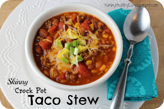 Skinny Crock Pot Taco Stew Skinny Crock Pot Taco Stew