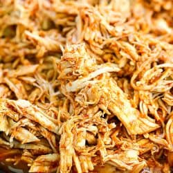 You will LOVE how easy this Instant Pot Salsa Chicken is to make! It literally falls apart when it's finished cooking!