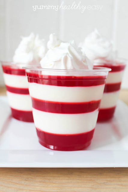 Layered Jell-o Cups Layered Jell-o Cups