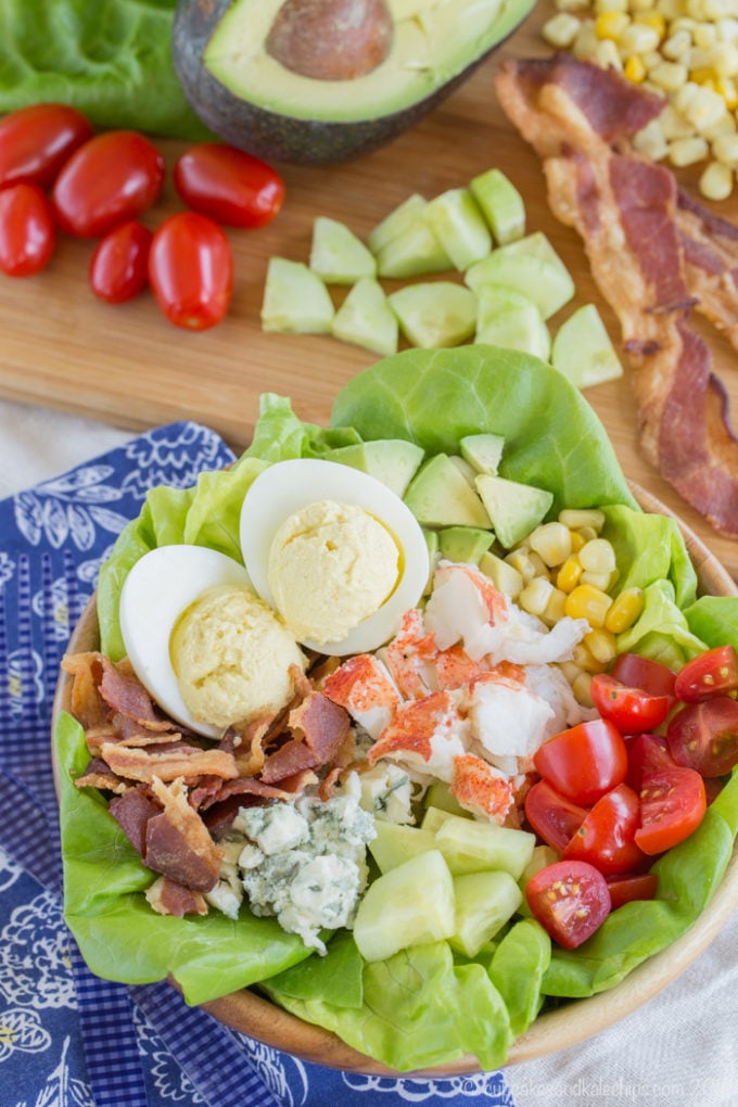 Lobster Cobb Salad - The Best Summer Salad Recipes!