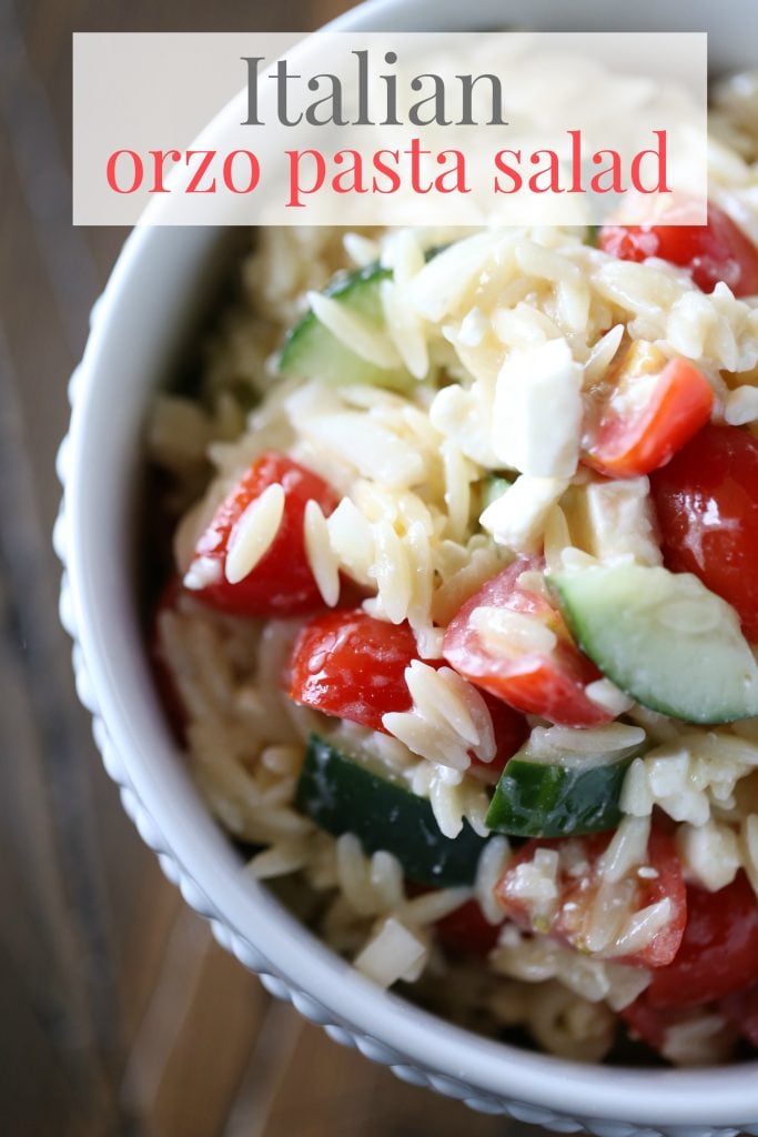 Italian Orzo Pasta Salad - The Best Summer Salad Recipes!