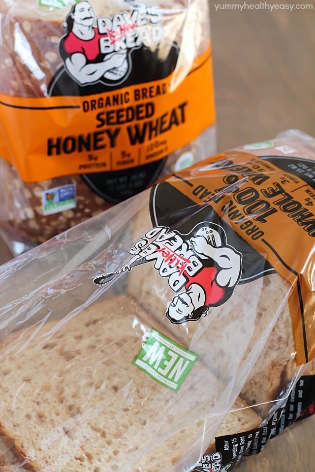 Crazy amazing Pumpkin French Toast made healthier by using egg whites and 100% whole wheat bread. #ad #daveskillerbread