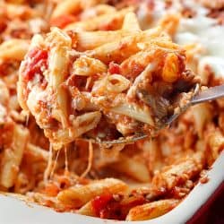 Delicious Skinny Cheesy Pasta Bake