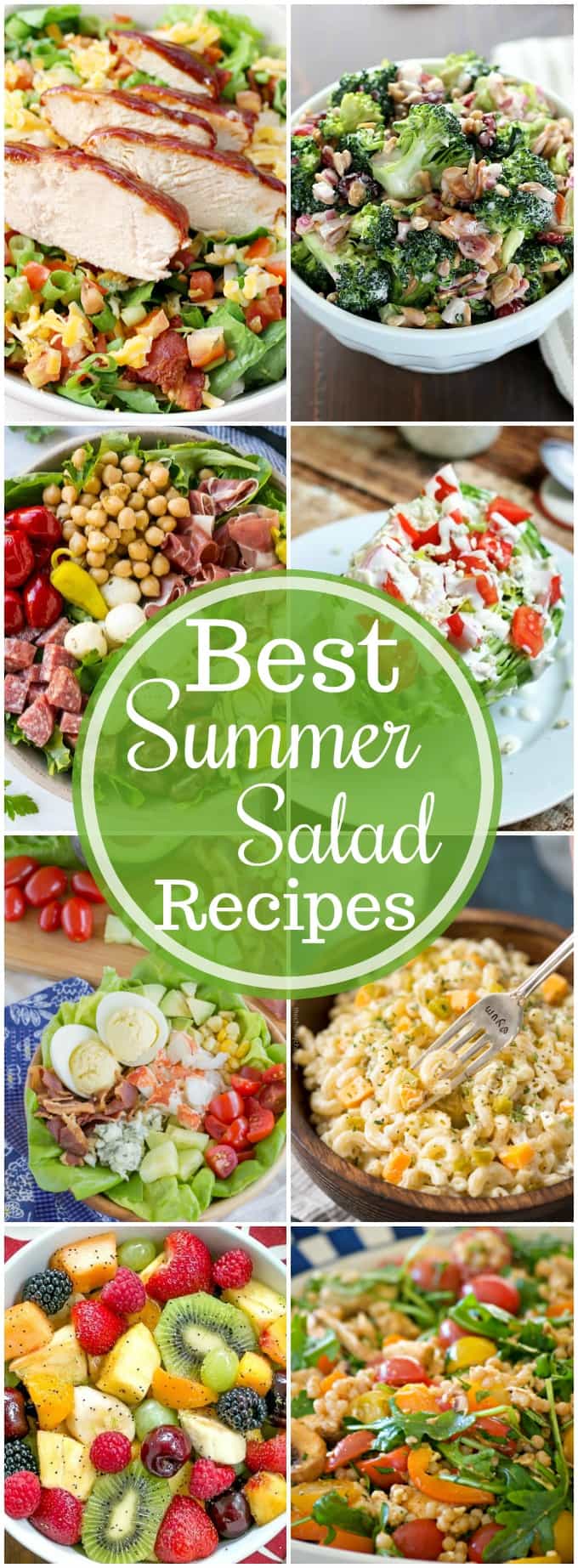 It's officially summer! I've got you covered with over 19 of the very BEST easy summer salad recipes! They range from savory to sweet recipes and some can be made as an entree and some as a side dish to a quick BBQ dinner. I'm dying to try all of these recipes this summer! What are you going to make first?! via @jennikolaus
