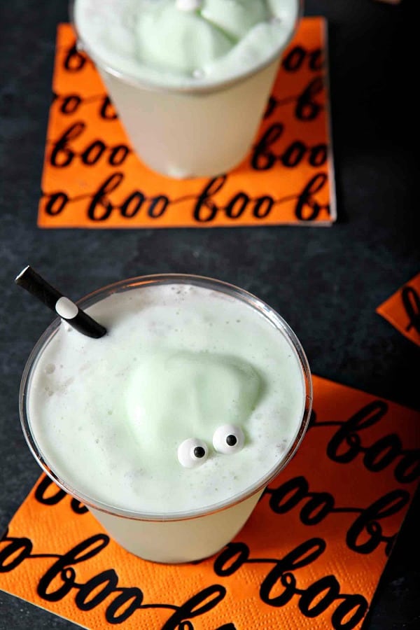 Melting Monster Halloween Punch - 21 Cute Halloween Snacks for Kids!