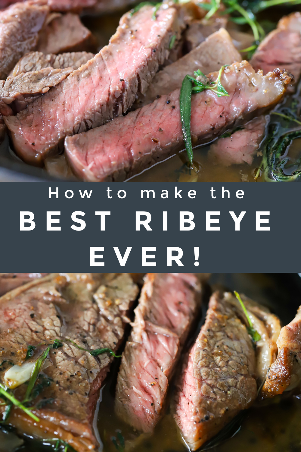 I'm going to show you my favorite way to make an incredibly flavorful Ribeye Steak! You will love this easy way to make an easy but delicious steak that tastes like you got it from a restaurant. #ribeye #steak #dinner #easy #delicious #healthydinner via @jennikolaus