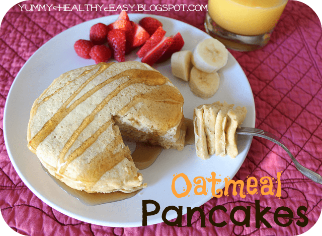 Healthy Oatmeal Pancakes Healthy Oatmeal Pancakes